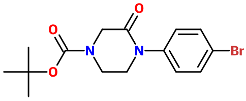 (图片) MC085104 t-Butyl 4-(4-bromophenyl)-3-oxopiperazine-1-carboxylate